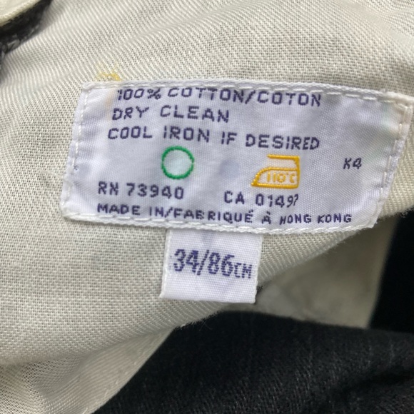 Henry Gretchel Black Corduroy Trousers Vintage ‘80’s - Picture 5 of 5